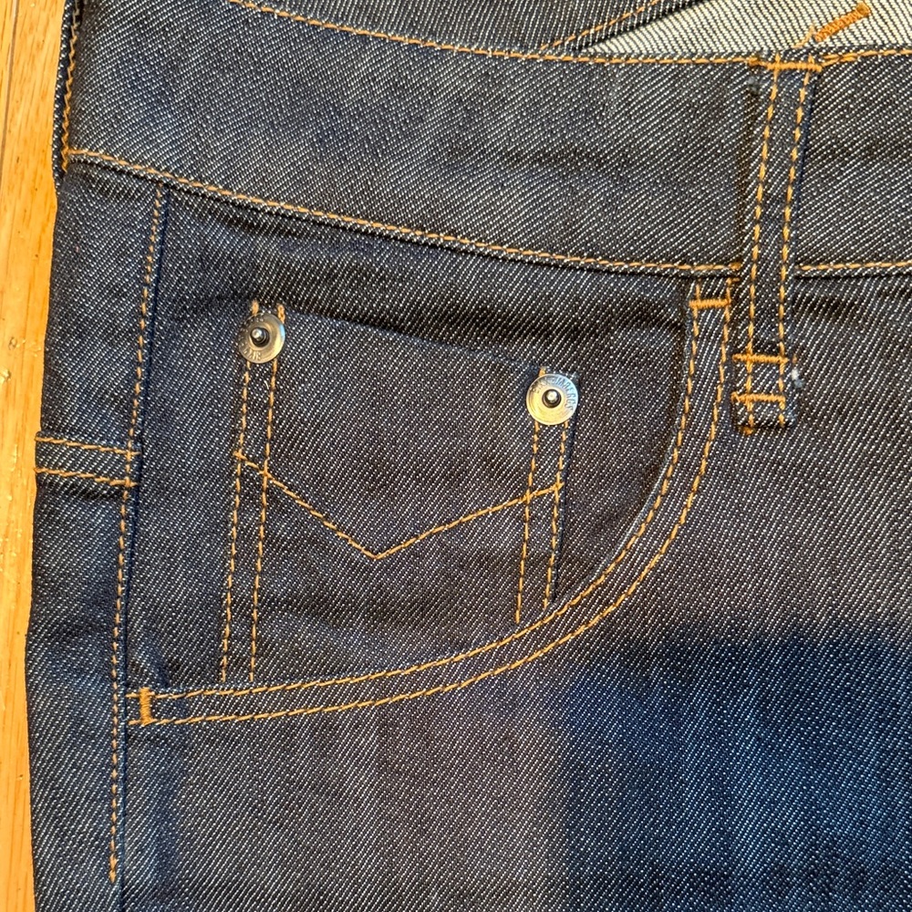 Bikkembergs Navy Denim Jeans with Contrast Stitching - Picture 4 of 4